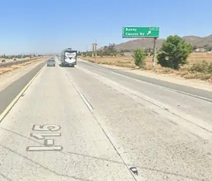 01-09-2026-Semi-Truck-and-Pickup-Truck-Involved-in-Rollover-Crash-on-NB-I-15-Near-Bundy-Canyon-Road