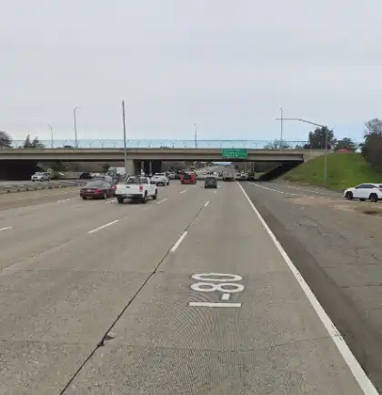 02-12-2026-Sacramento-County-CA-–-Fiery-Vehicle-Crash-Causes-Traffic-Delays-on-Westbound-I-80