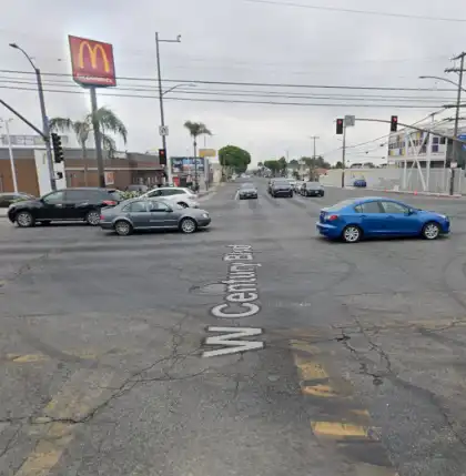04-04-2026-Los-Angeles-County-CA-Person-Hospitalized-in-Grave-Condition-After-Hit-and-Run-Crash-on-Century-Blvd-and-Western-Ave