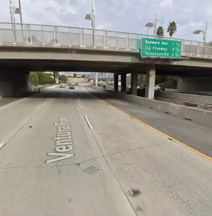 06-08-2026-Ventura-County-CA-–-Man-Killed-After-Chevrolet-Tahoe-Crashes-into-Embankment-on-Southbound-Highway-101